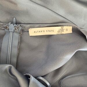 Small Light blue sleeveless Maxi dress